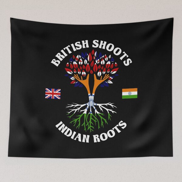Item preview, British Shoots Indian Roots designed and sold by 4wordsmovement.