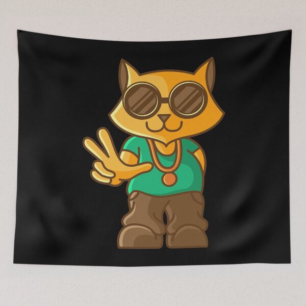 Item preview, Hip Hop Cat designed and sold by tonstan.