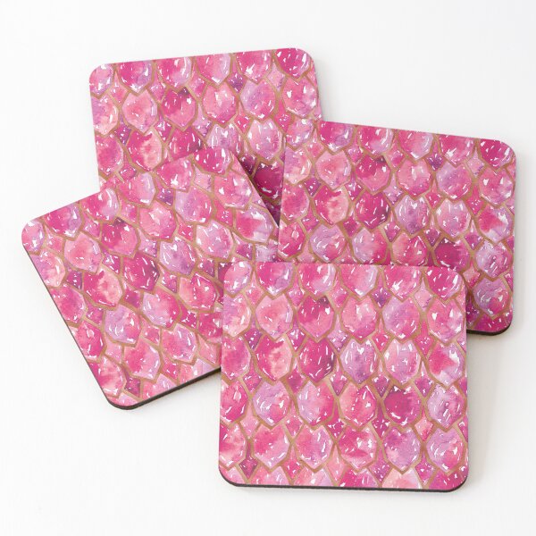 Item preview, Dragon Scales | Pink and Copper designed and sold by RebeccaFlaherty.