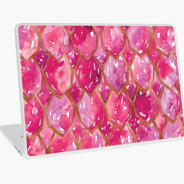 Dragon Scales | Pink and Copper Laptop Skin
