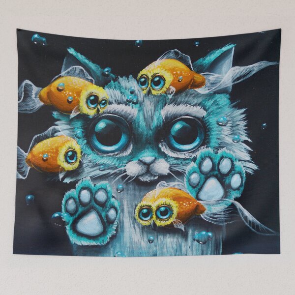 Item preview, Kitty and owl fish designed and sold by Artelies202.