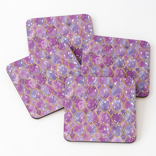 Item preview, Dragon Scales | Purple and Gold designed and sold by RebeccaFlaherty.