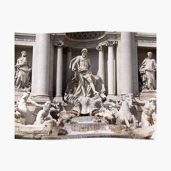 fontana di trevi, Rome Poster