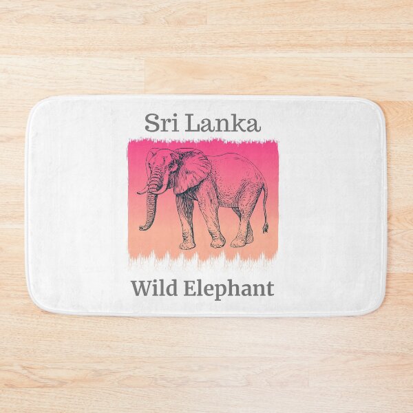 Item preview, Sri Lanka Wild Elephant (Pink Gradient) designed and sold by Legit Hooligan.