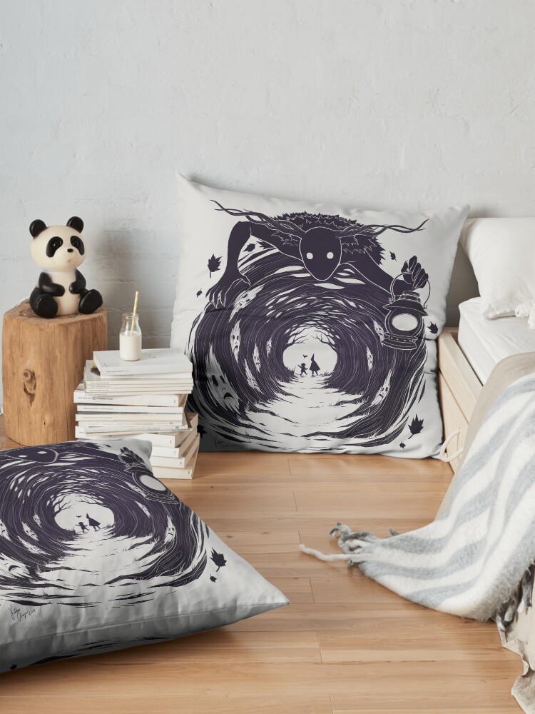 Alternate view of OtGW: If You Go into the Woods at Night... Floor Pillow