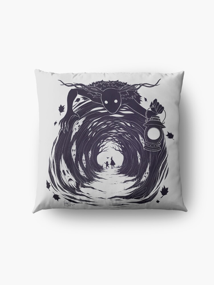 Alternate view of OtGW: If You Go into the Woods at Night... Floor Pillow
