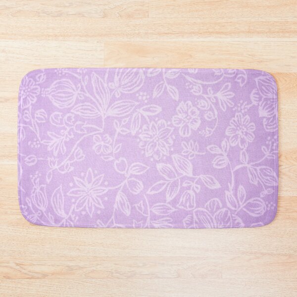 Item preview, Lavender Purple Floral Fabric Pattern designed and sold by MurphyMorganGifts.