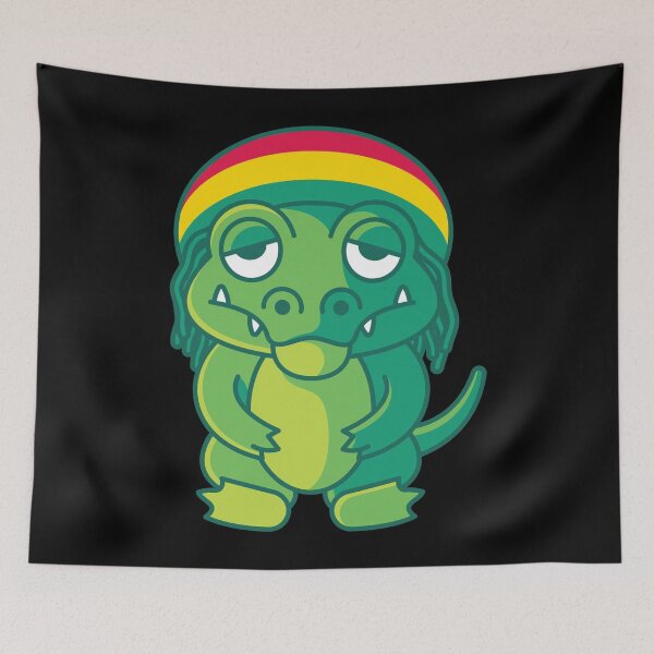 Item preview, Rasta crocodile with dreadlocks designed and sold by tonstan.