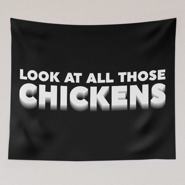 Item preview, Look At All Those Chickens! designed and sold by WebbNeville.