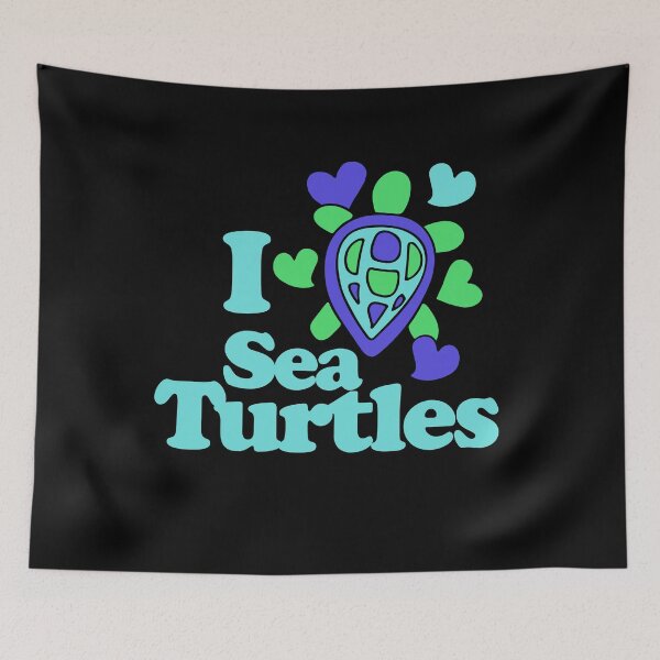 Item preview, I love sea turtles designed and sold by FrictionMaxxing.