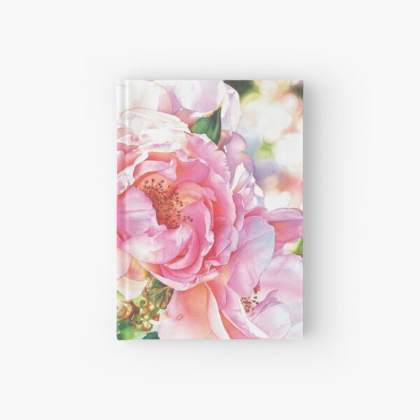 A Rose In Winter#2 Watercolor Painting Hardcover Journal