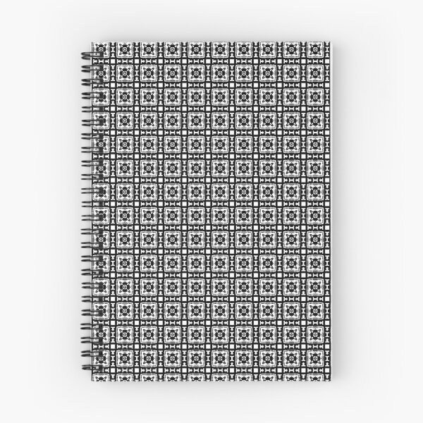 Item preview, Seamless Traditional Monochrome square pattern  designed and sold by siwabudda.