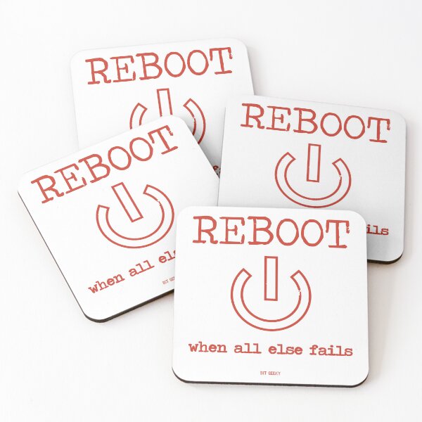Item preview, When All Else Fails...Reboot designed and sold by Bit Geeky.