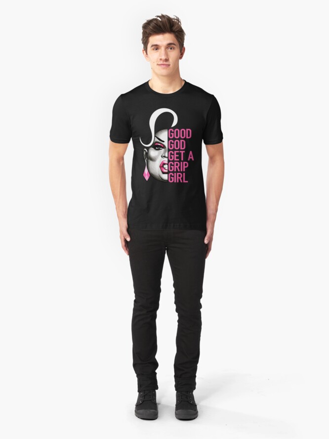 Alternate view of Latrice Royale - Good God Get A Grip Girl - The 5 Gs Slim Fit T-Shirt