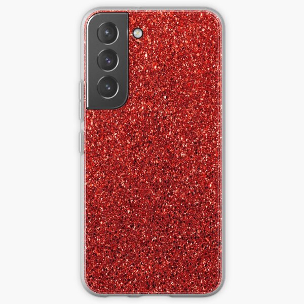 Red Glitter Samsung Galaxy Soft Case