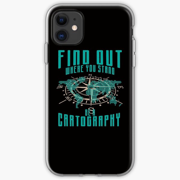 Weltreise / Expedition / Kartograf Karte Geschenk iPhone Flexible Hülle