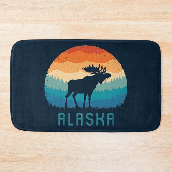 Item preview, Alaska Retro Moose designed and sold by TigerTom Design.