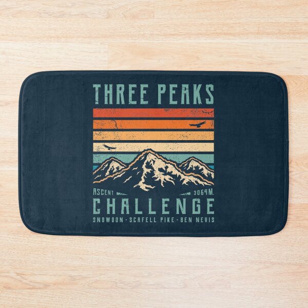 Item preview, 3 Peaks Challenge - Retro designed and sold by TigerTom Design.
