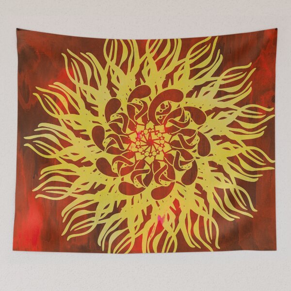 Item preview, Mandala Madness - Golden Red designed and sold by stellapappi.
