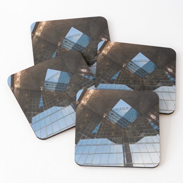 Item preview, Glass, Copper and Steel Geometry - Fabulous Modern Architecture in London, UK - Horizontal  designed and sold by Georgia Mizuleva.