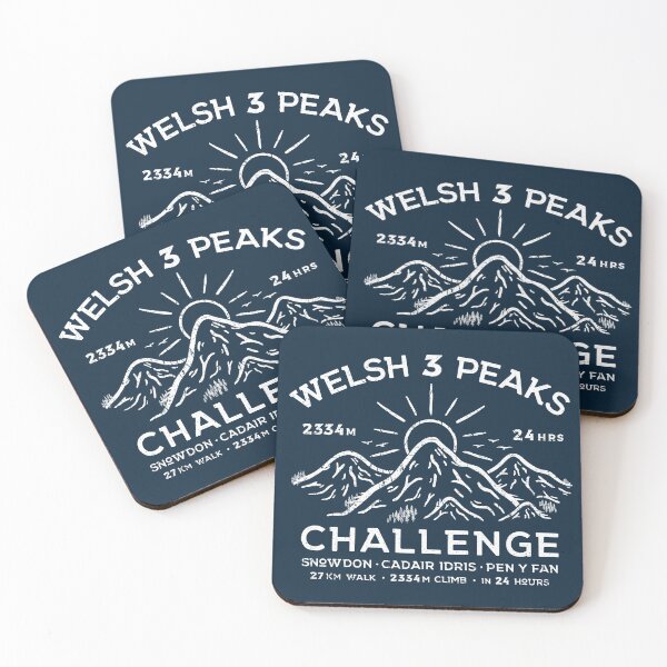 Item preview, Welsh Three Peaks Challenge designed and sold by TigerTom Design.