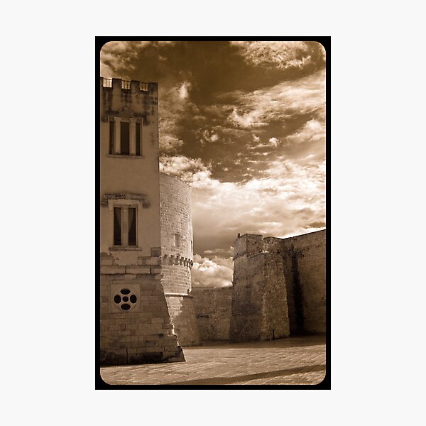 Castle Walls, Italy Photographic Print