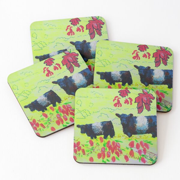 Item preview, Heather and Belted Galloway Cows Dartmoor designed and sold by MikeJory.