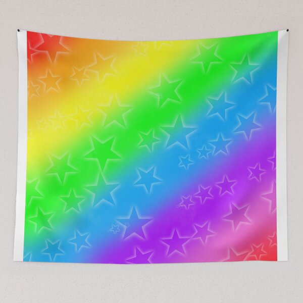Item preview, Rainbow stars designed and sold by Melanie Jeyakkumar.