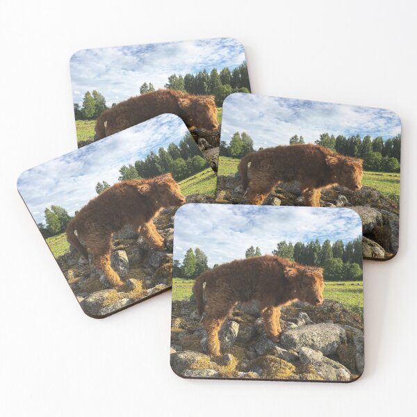 Item preview, Scottish Highland Cattle Calf 1779 designed and sold by SaarelaHighland.