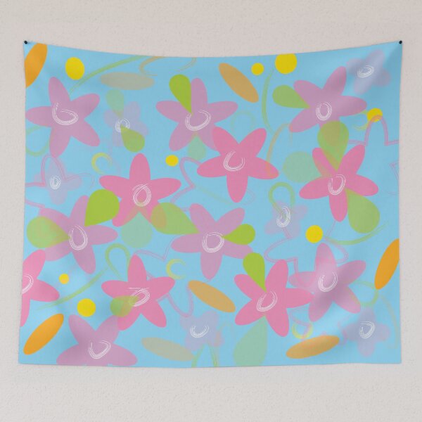 Item preview, Floral print designed and sold by Reginamp.