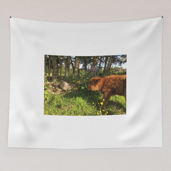 Item preview, Scottish Highland Cattle Calf 1782 designed and sold by SaarelaHighland.