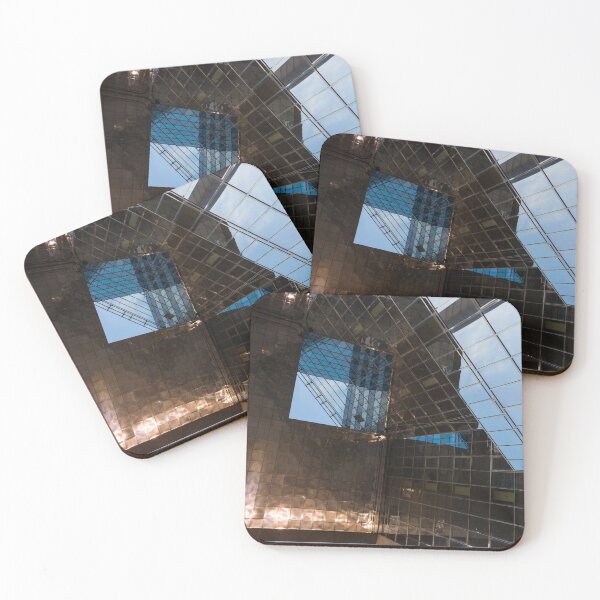 Item preview, Copper, Glass and Steel Geometry - Fabulous Modern Architecture in London, UK - Horizontal  designed and sold by Georgia Mizuleva.