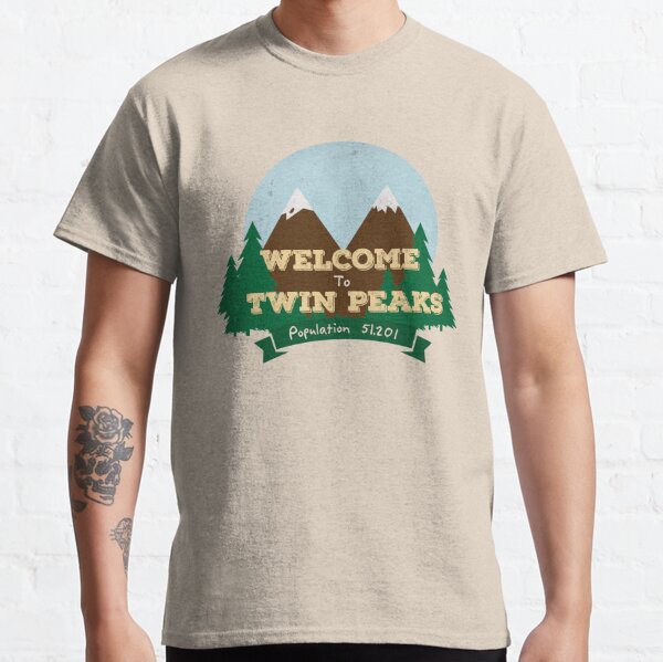 Bienvenue à Twin Peaks T-shirt classique