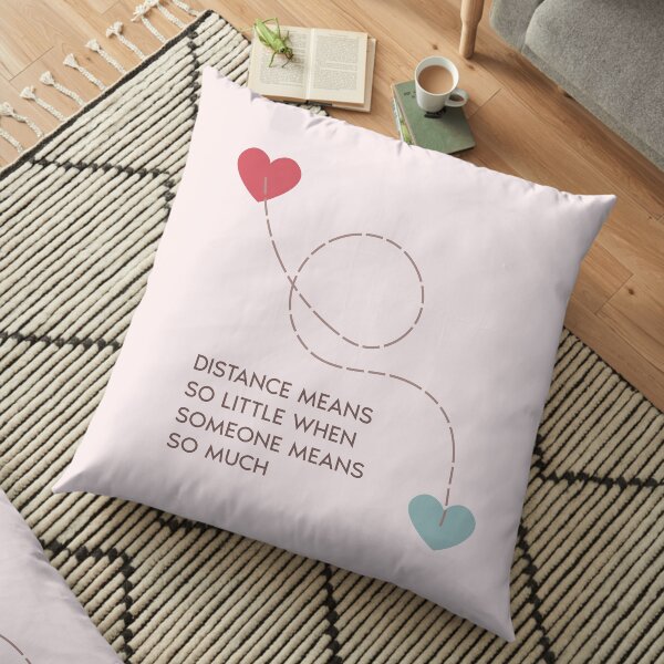 long distance friendship pillows