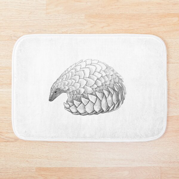 Item preview, Pangolin Art - Art Illustration - Monochromatic Pencil Line Sketch - Drawing by MadliArt designed and sold by MadliArt.