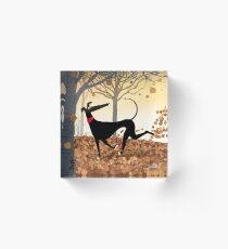 Autumn Hound Acrylic Block