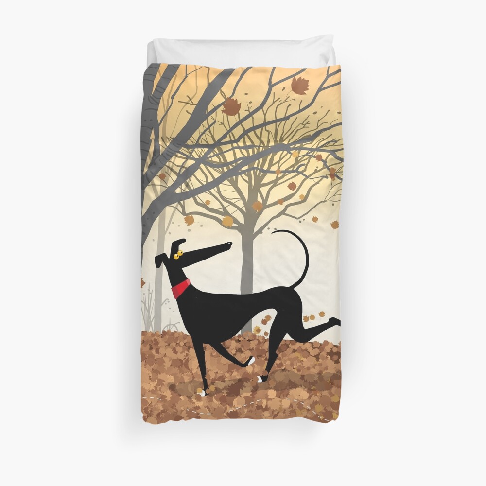Autumn Hound Duvet Cover