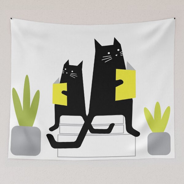 Item preview, Reading Cat 1 designed and sold by studiokay12.