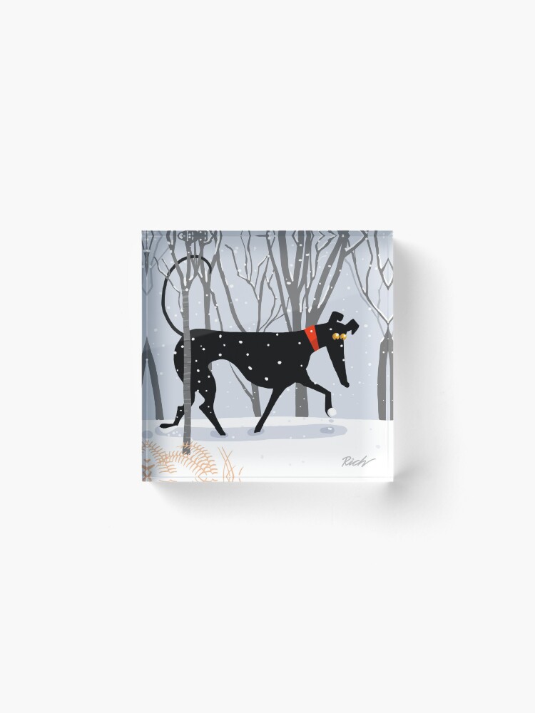 Thumbnail 2 of 5, Acrylic Block, Winter Hound designed and sold by RichSkipworth.