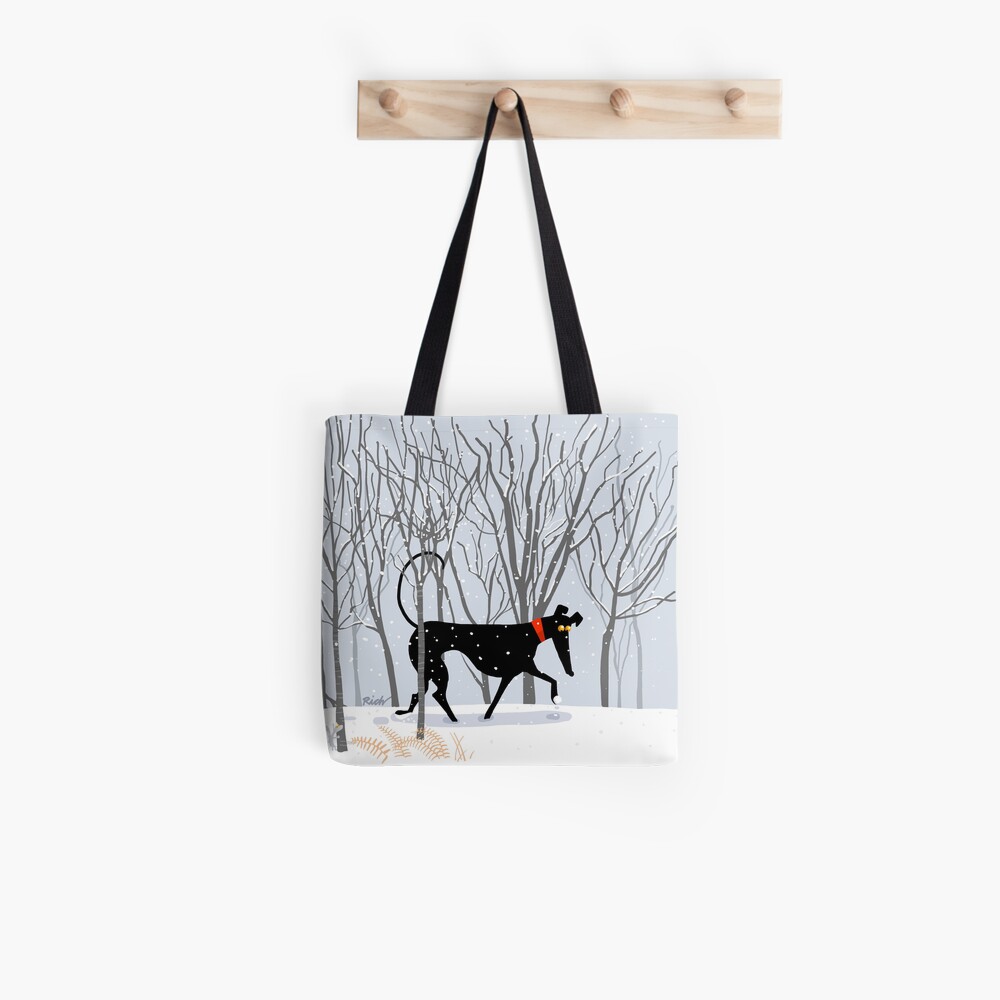 Winter Hound Tote Bag