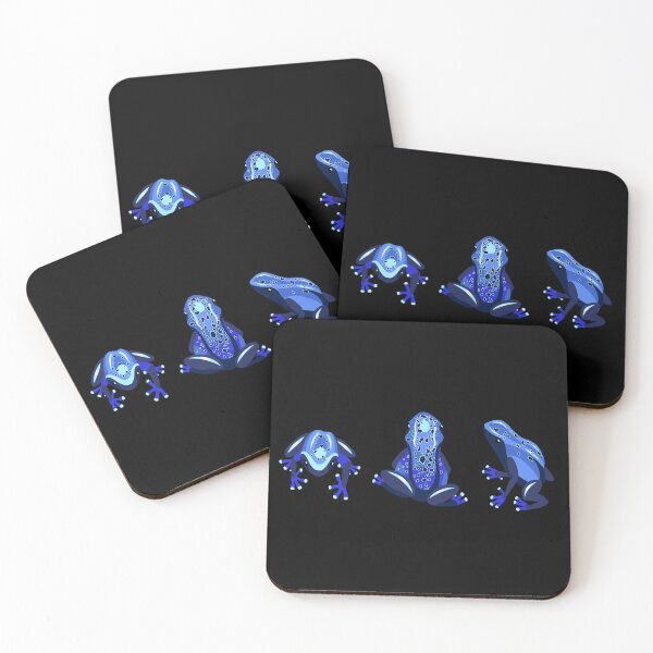 Item preview, Blue poison dart frogs designed and sold by JurassicHamster.