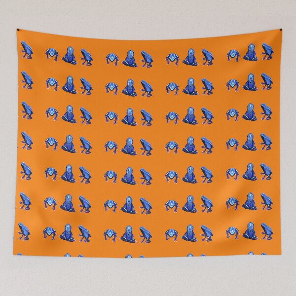 Item preview, Blue poison dart frogs designed and sold by JurassicHamster.