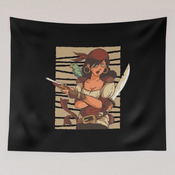 Item preview, FEMALE PIRATE COMIC CARTOON  designed and sold by Timcito.