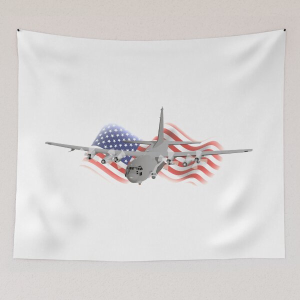 Item preview, Air Force Gunship with American Flag designed and sold by NorseTech.