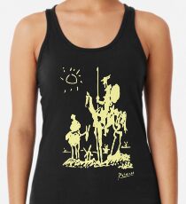 Pablo Picasso Don Quixote 1955 Artwork Shirt, Reproduction Racerback Tank Top