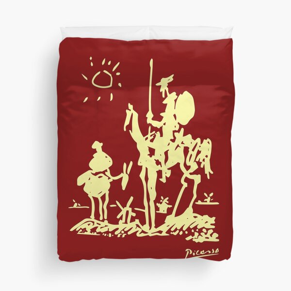 Pablo Picasso Don Quixote 1955 Artwork Shirt, Reproduction Duvet Cover