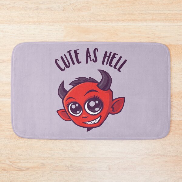 Item preview, Cute as Hell Devil with Dark Text designed and sold by fizzgig.