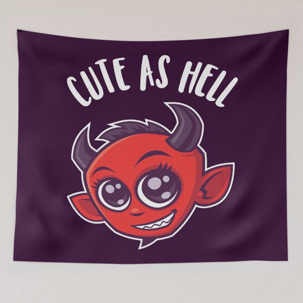 Item preview, Cute as Hell Devil designed and sold by fizzgig.