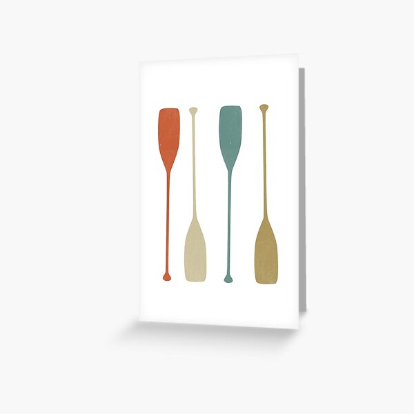 Item preview, Distressed Vintage Canoe Oars designed and sold by PopArtdom.