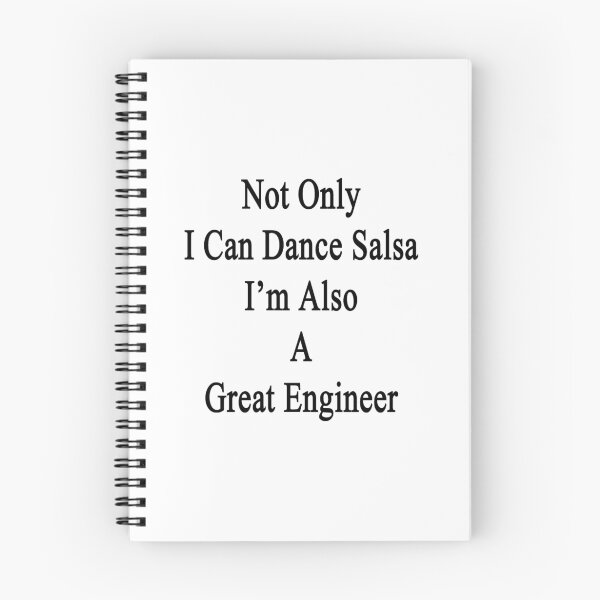 Item preview, Not Only I Can Dance Salsa I'm Also A Great Engineer  designed and sold by supernova23.